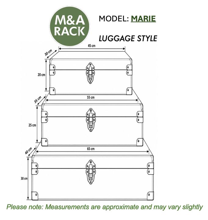 Marie dimensions drawing